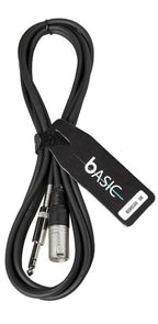 Bespeco Shielded Cable 3m Stereo Jack M/Xlr M