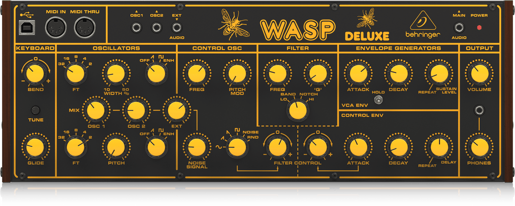Behringer Wasp Deluxe Hybrid Synthesizer
