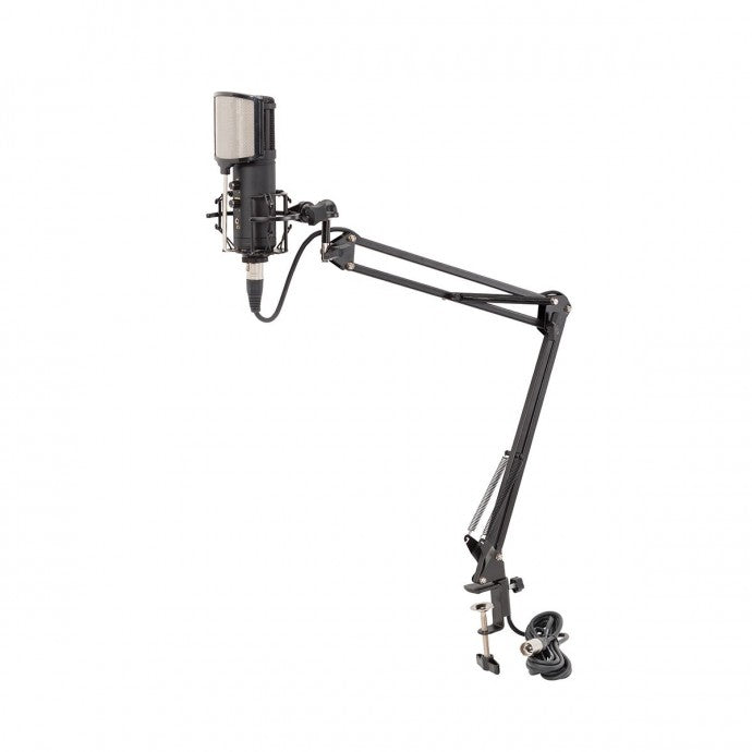 Soudsation St50M Asta Microfonica Snodabile da Tavolo con Cavo Bilanciato 4 Mt