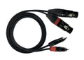 Zzipp Cavo 3M 2 RCA Maschio con 2 XLR Femmina