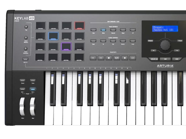 Arturia Keylab Mk2 49 Black Tastiera Controller Midi 49 Tasti