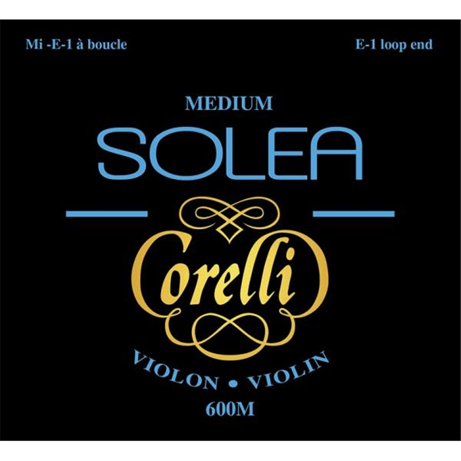 Savarez 600M Violin Strings Solea Corelli Set, Medium Tension, Loop End