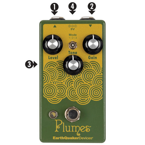 Earthquaker Devices Plumes Overdrive Per Chitarra