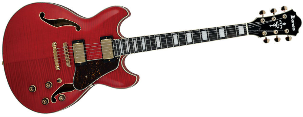 Ibanez As93Fmtcd Chitarra Semiacustica transparent Cherry Red
