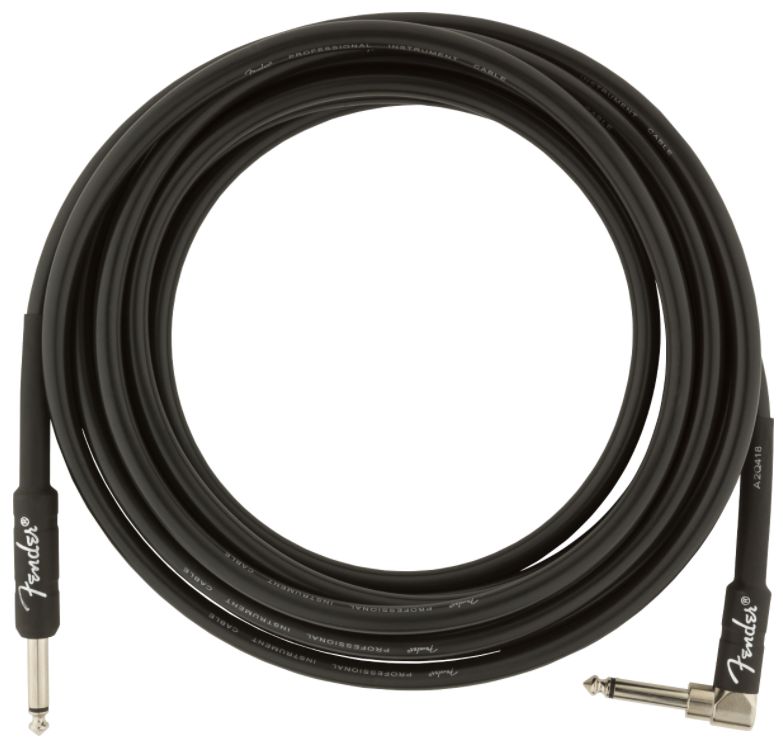 Fender Cavo Professional Series Instrument Cable 4,5M Dritto Pipa Black