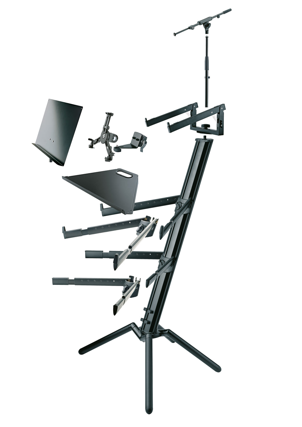 Konig & Meyer 18860 Spider Pro Keyboard Stand Silver