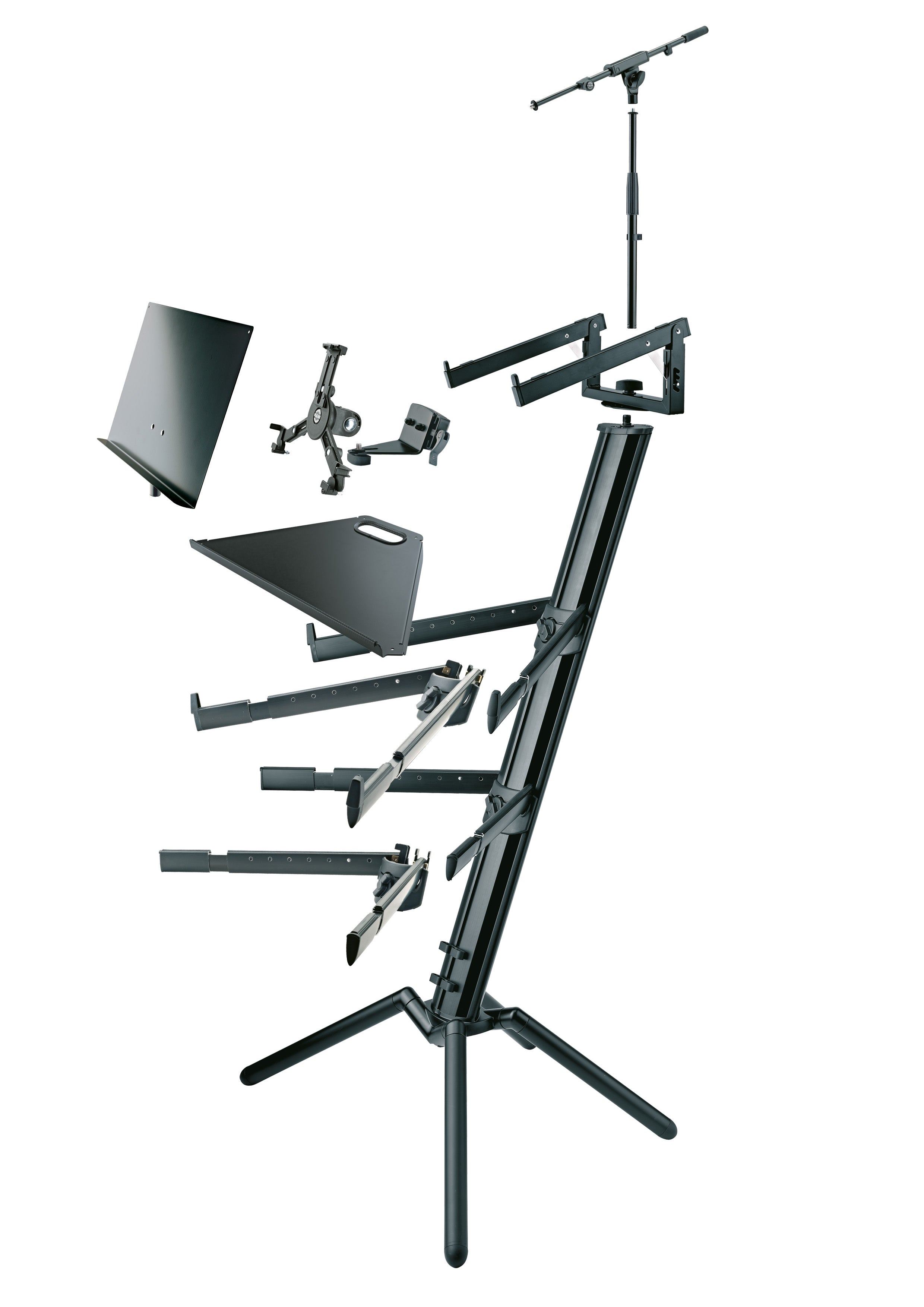 Konig & Meyer 18860 Spider Pro Keyboard Stand Silver