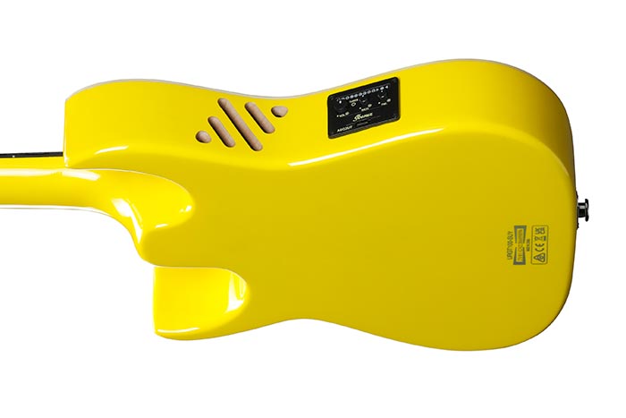 Ibanez URGT100 Tenor Ukulele Electro Acoustic Sun Yellow High Gloss