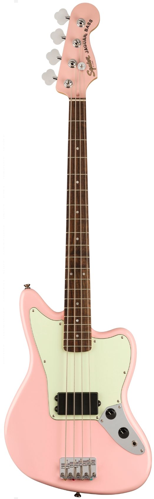 Squier Affinity Series Jaguar Bass H Shell Pink