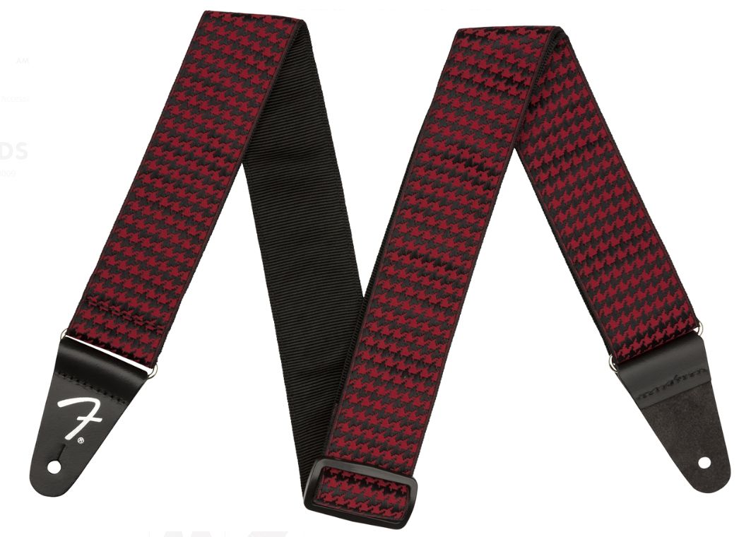 Fender Tracolla Houndstooth Jacquard Red