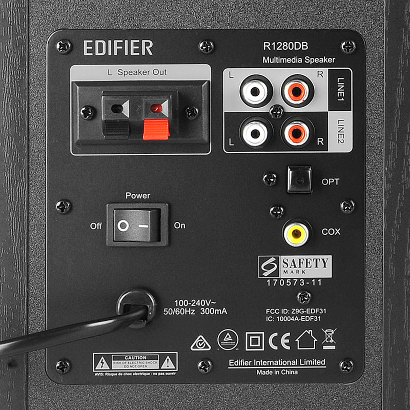 Edifier Coppia Diffusori Amplificati Bluetooth Nero R1280DB