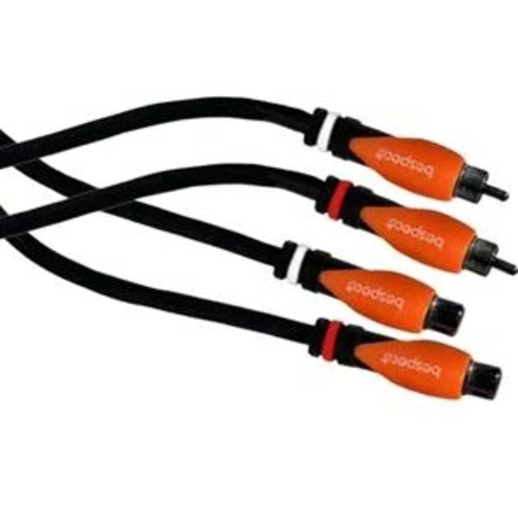 Bespeco Cavo Audio Video Rca 2 Rca Maschio 2 Rca Femmina Mt.1,8