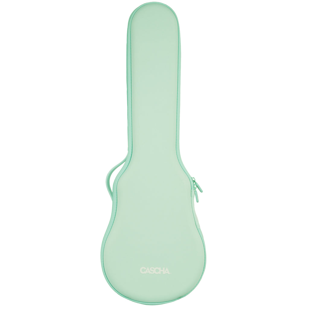 Cascha Carbon Concert Ukulele Pack Mint with Gig Bag and Picks