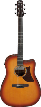 Ibanez AAD50CE Acoustic Light Brown Sunburst Low Gloss Cutaway Electro-Acoustic