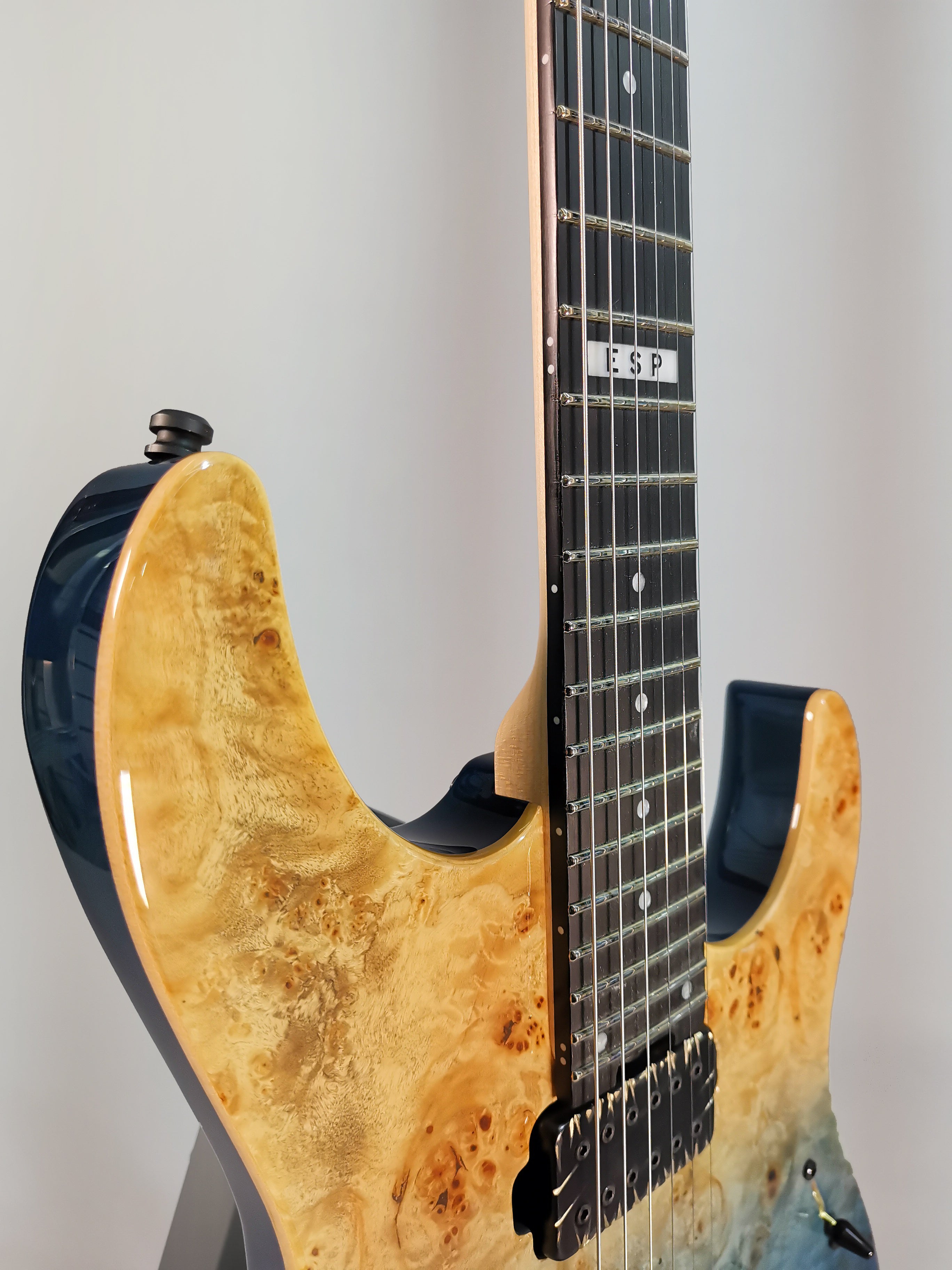 ESP EII Sn2 Blue Natural Fade with Hard Case