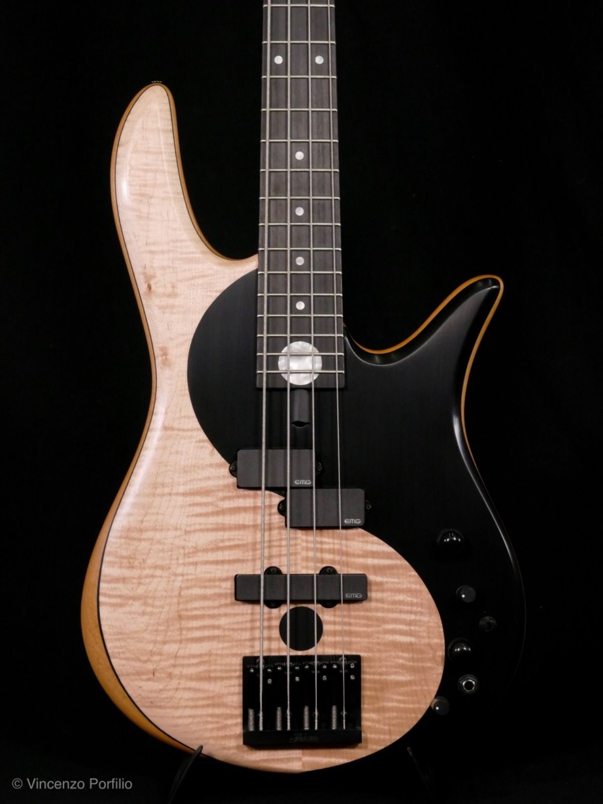 Fodera Yin Yang 4 Standard Satin Clear
