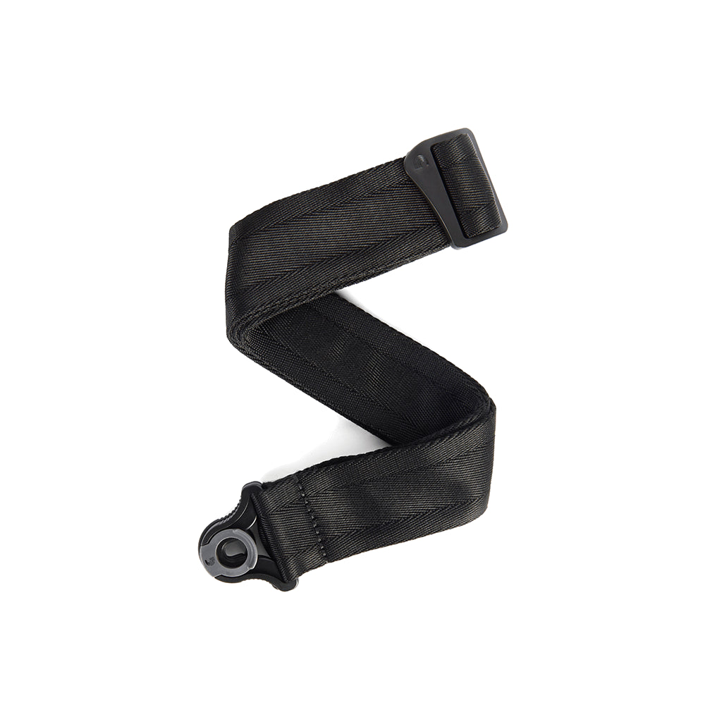 D'Addario 50Bal05 Auto Lock Guitar Strap Skater Black