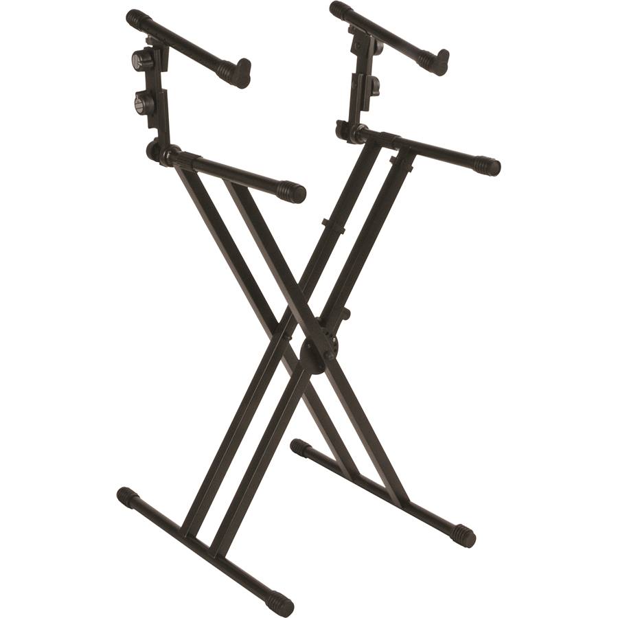 Quik Lok QL/642 X-Frame Double-Tier Keyboard Stand