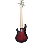 Sterling By Music Man StingRay5 HH RAY5HH Ruby Red Burst Satin