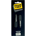 Yellow Cable AD04 Adattatore Jack TRS Maschio/Mini Jack TRS Femmina 2 Pcs