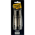 Yellow Cable AD23 Adattatore Jack TRS Femmina/XLR Femmina 2 Pcs