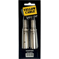 Yellow Cable AD24 Adattatore Jack TRS Femmina/XLR Maschio 2 Pcs