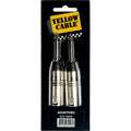 Yellow Cable AD25 Adattatore Jack Mono Maschio/XLR Maschio 2 Pcs