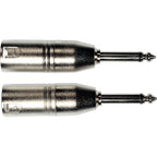 Yellow Cable AD25 Adattatore Jack Mono Maschio/XLR Maschio 2 Pcs