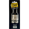 Yellow Cable AD26 Adattatore Jack TRS Maschio/XLR Femmina 2 Pcs