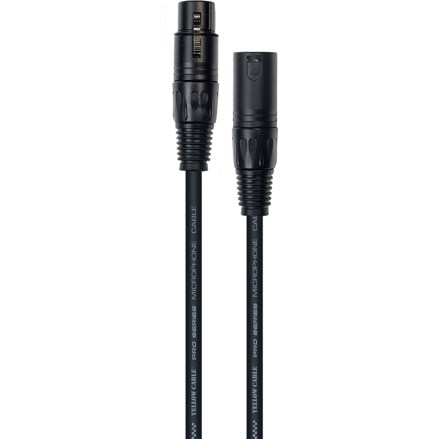 Yellow Cable M01X XLR Microphone Cable 1 m
