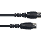 Yellow Cable MD6 5-Pin Male/Male MIDI Cable 5 m