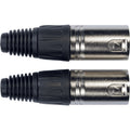 Yellow Cable XLR01 Connettori XLR Maschio 2 Pcs