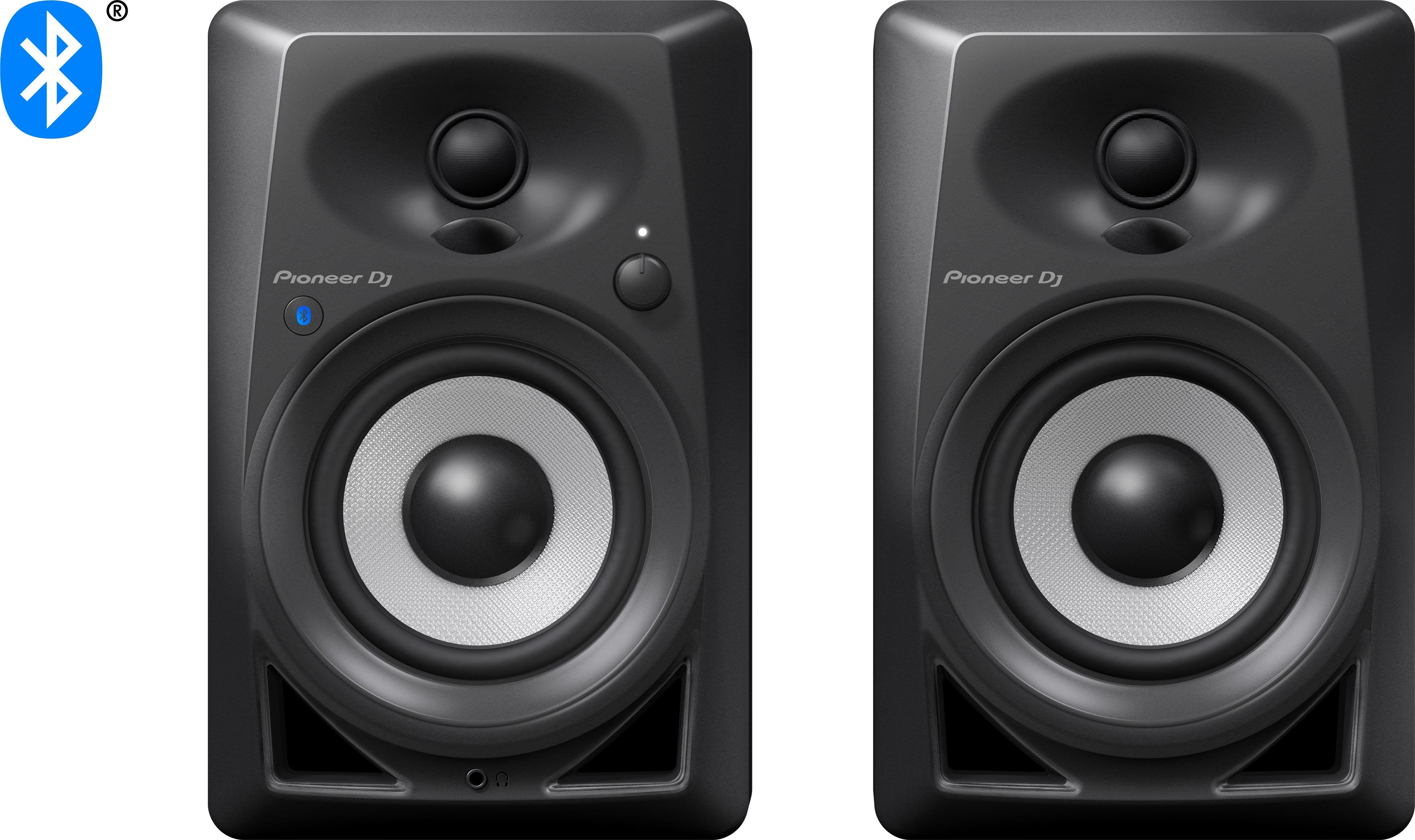 Pioneer Dj Dm40 Monitor Attivi la Coppia con Bluetooth