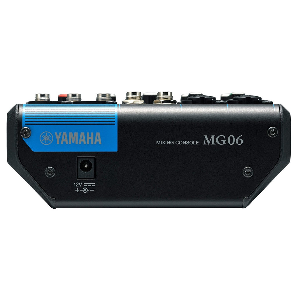 Yamaha MG06 6-Channel Analog Mixer Without Effects