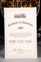 MusicMan StingRay 4 Short Scale BFR Flame Maple Neck Splinter Matched Headstock
