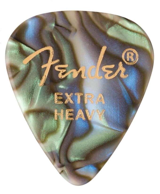 Fender Plettri 351 Abalone Extra Heavy Pack 12 Pz