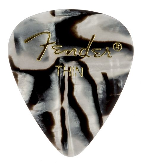 Fender Plettri 351 Zebra Thin Pack 12 Pz
