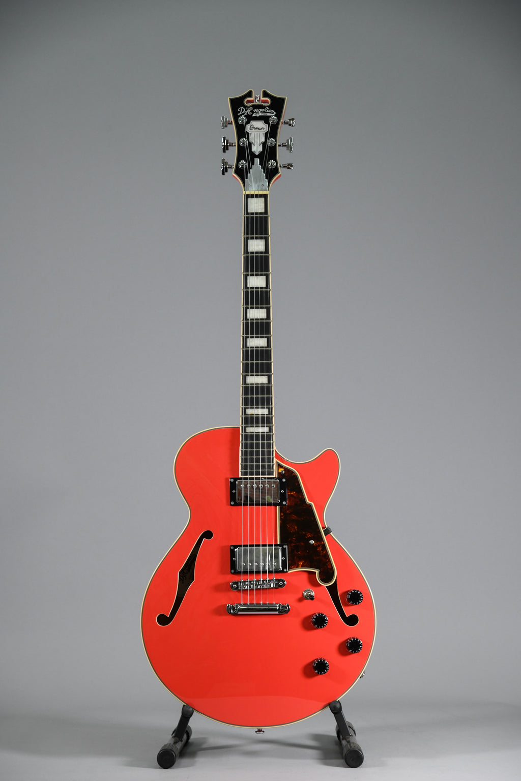 D'Angelico PREMIER SS (with stopbar tailpiece) FIESTA RED