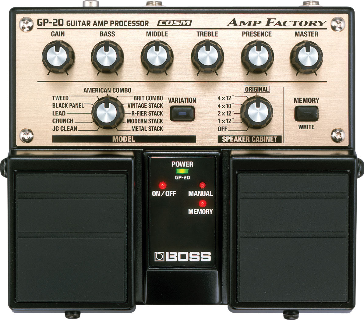 BOSS GP-20 AMP FACTOR USED