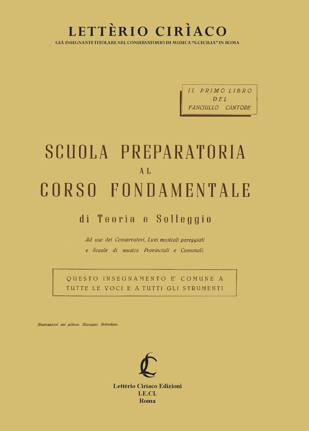 Ciriaco Scuola Preparatoria al Corso Fondamentale