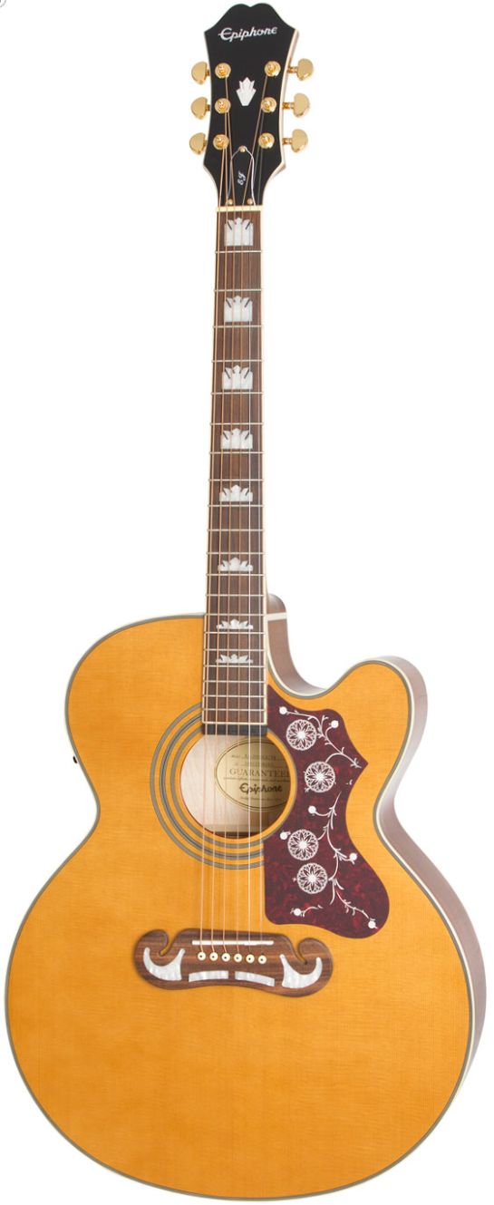 Epiphone EJ200Sce Jumbo Vintage Natural