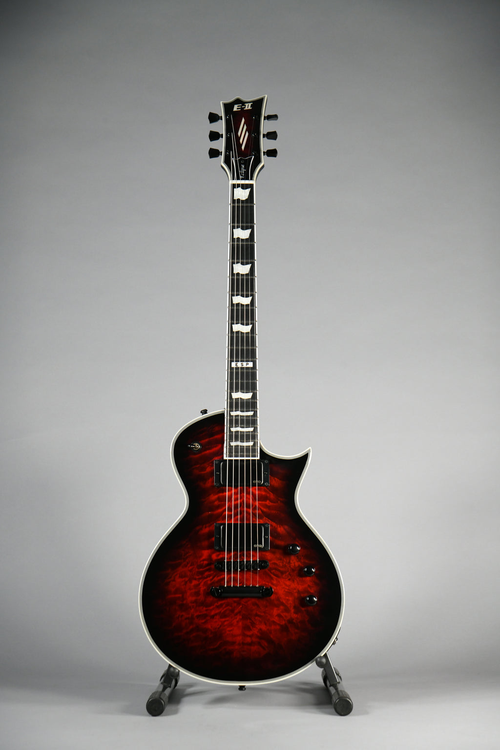 ESP EII Eclipse See Thru Black Cherry Burst with Case