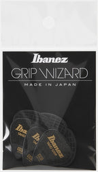 Ibanez Set 6 Plettri Sand Grip Neri da 1 mm di spessore