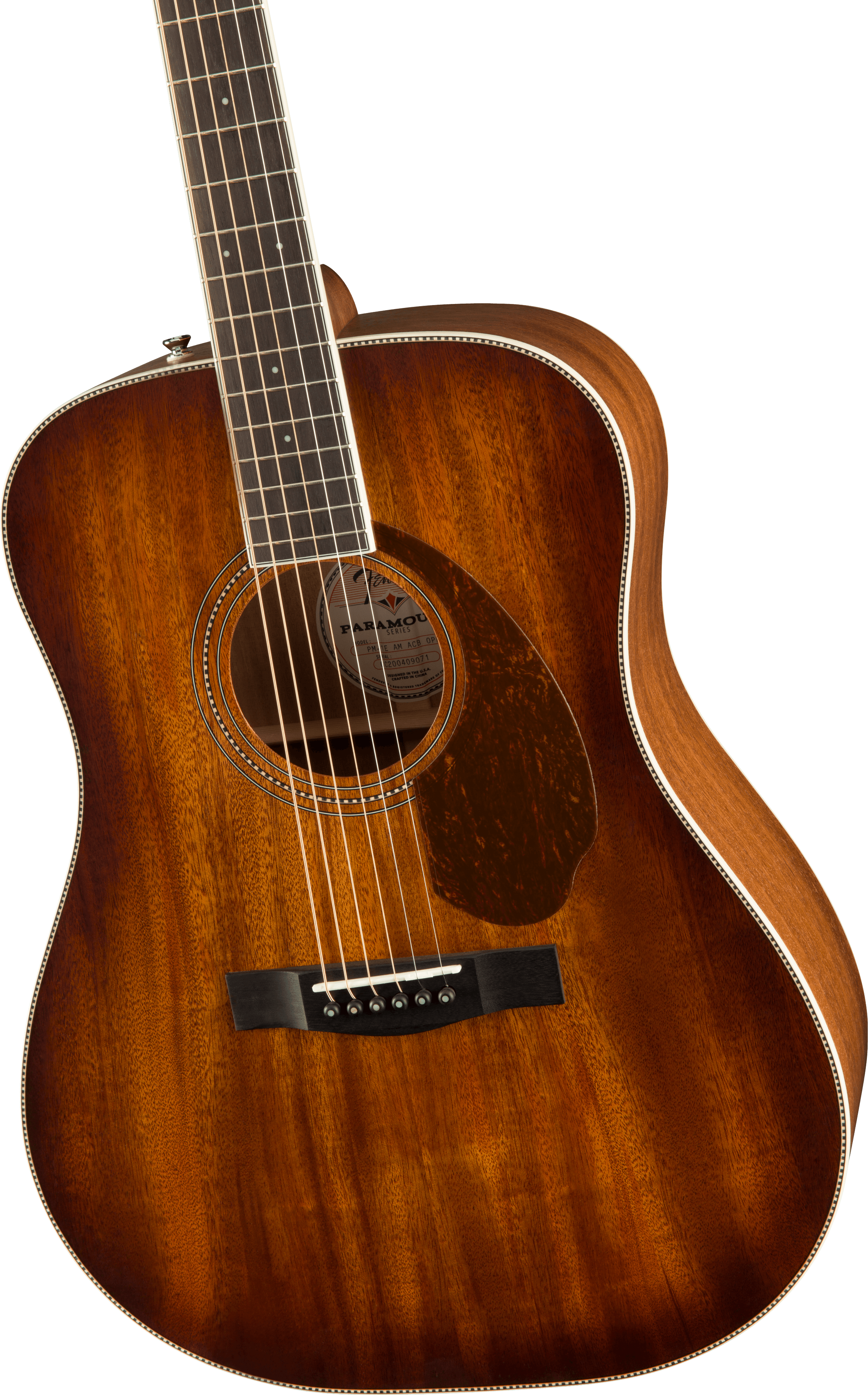 Fender Paramount Pm1 Standard Dreadnought All Mahogany Ne