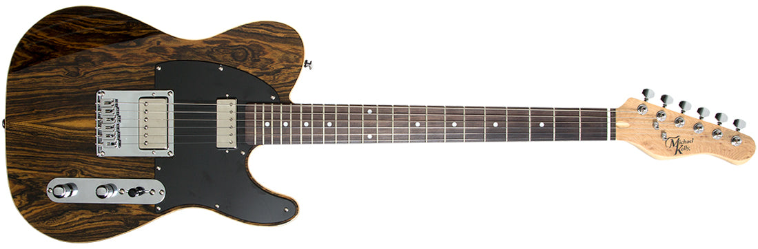Michael Kelly  MOD SHOP 55  Ebony Custom Fralin - Striped Ebony
