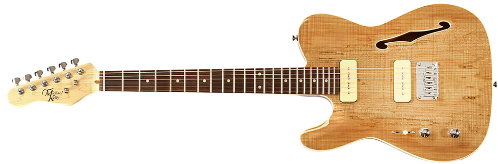 Michael Kelly 59 THINLINE LEFTY - Spalted Maple - for left-handed players