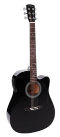 Nashville Gsd60Cebk Chitarra Acustica Dreadnought Elettrificata Nera