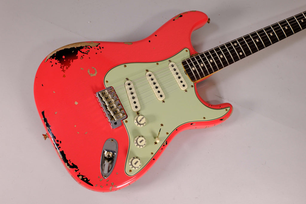 Fender Custom Shop Michael Landau 1963 Stratocaster Fiesta Red over 3C Sunburst