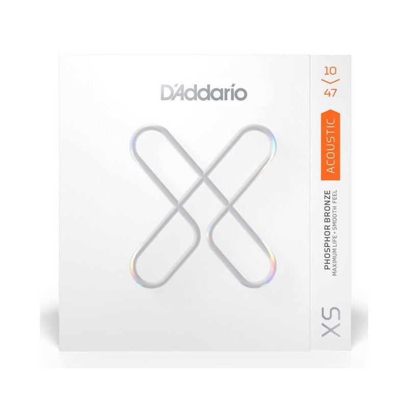 D'Addario XSAPB1047 Phosphor Bronze 10-47 Muta Per Chitarra Acustica