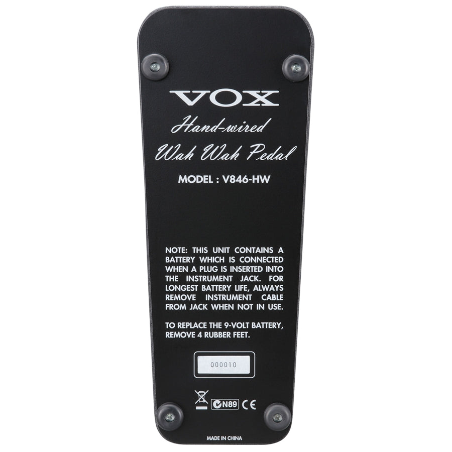 Vox V846 HW Hand Wired Wah Pedal